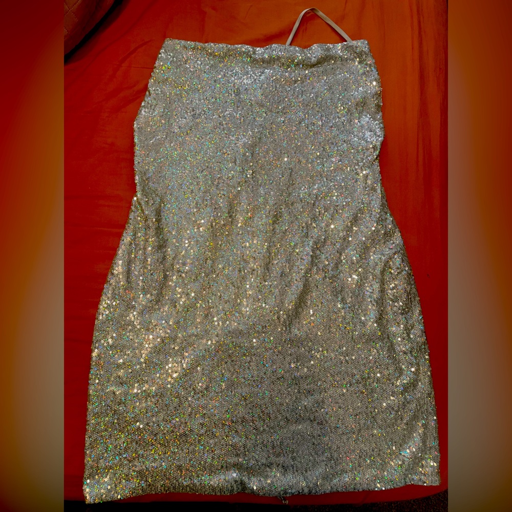 sparkle sequin bodycon dress